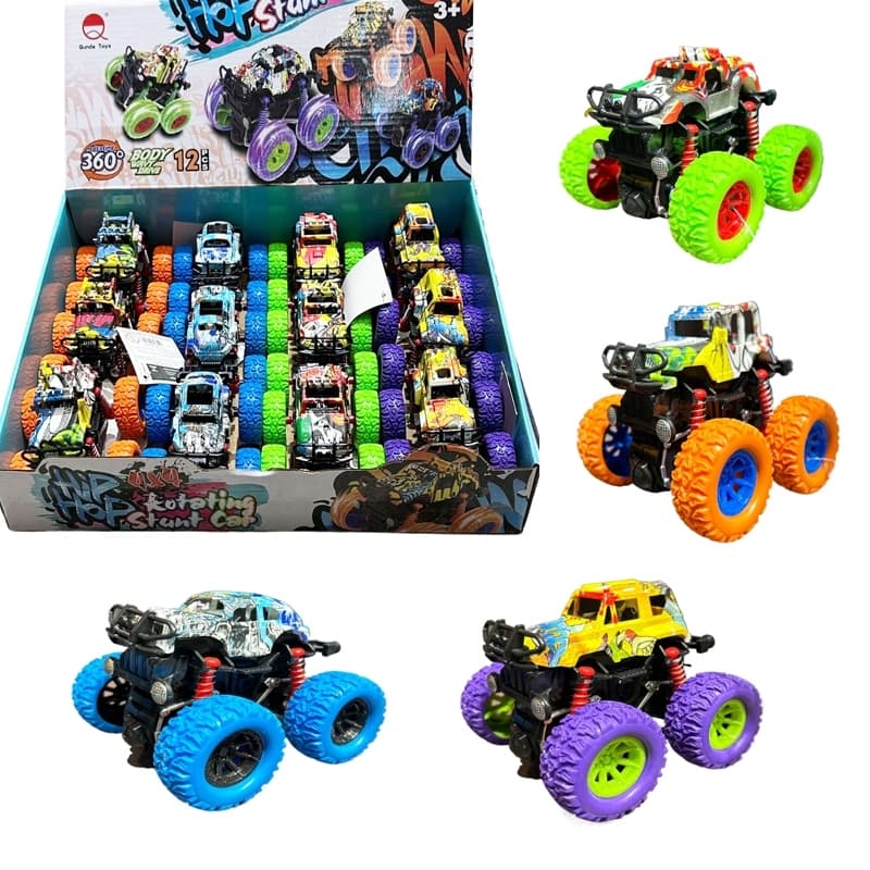 Carrinho Monster Truck 4X4 Miniatura Pick Up Bigfoot Fricção