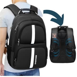 BIAO WANG Original Mochila Impermeável resistente Notebook Unisex Faculdade Viagem