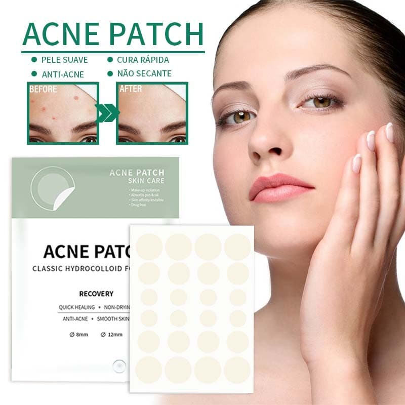 Adesivos Secativos Para Espinhas com Ácido Salicílico Remendo de acne hidrocolóide transparente