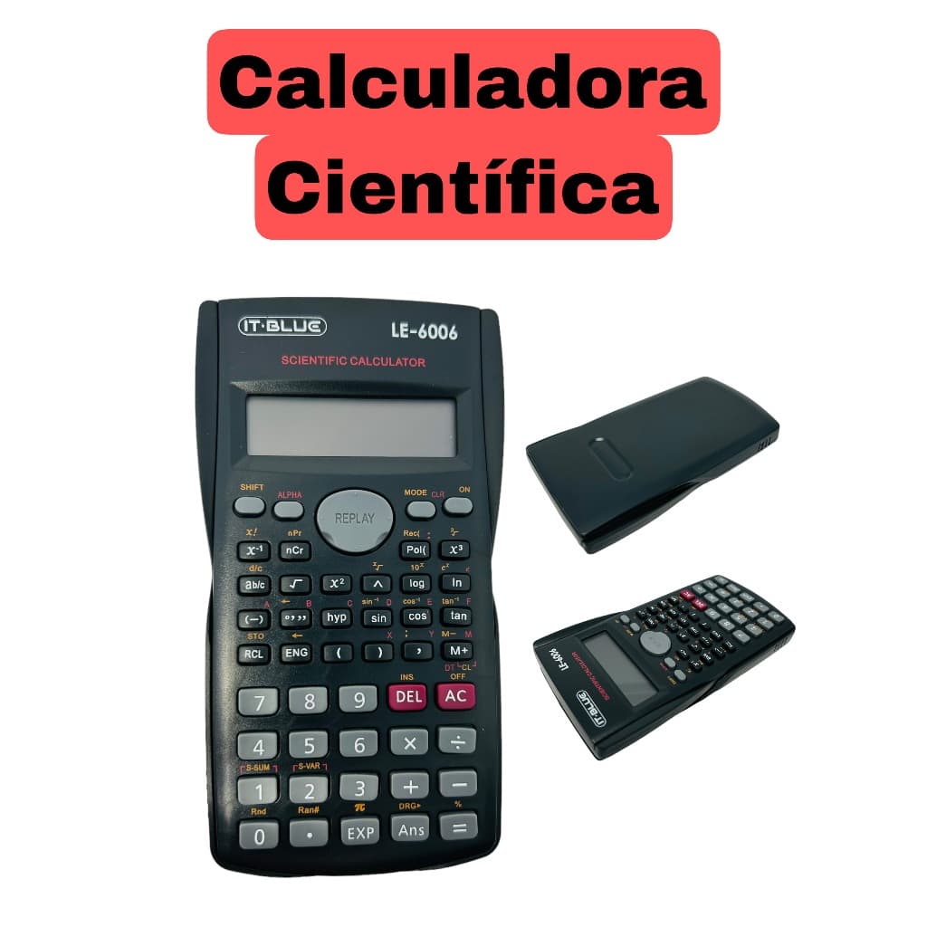 Calculadora Científica 240 funções Linha Dupla Papelaria Escritório Engenharia Escola Ferramenta (LE-6006)