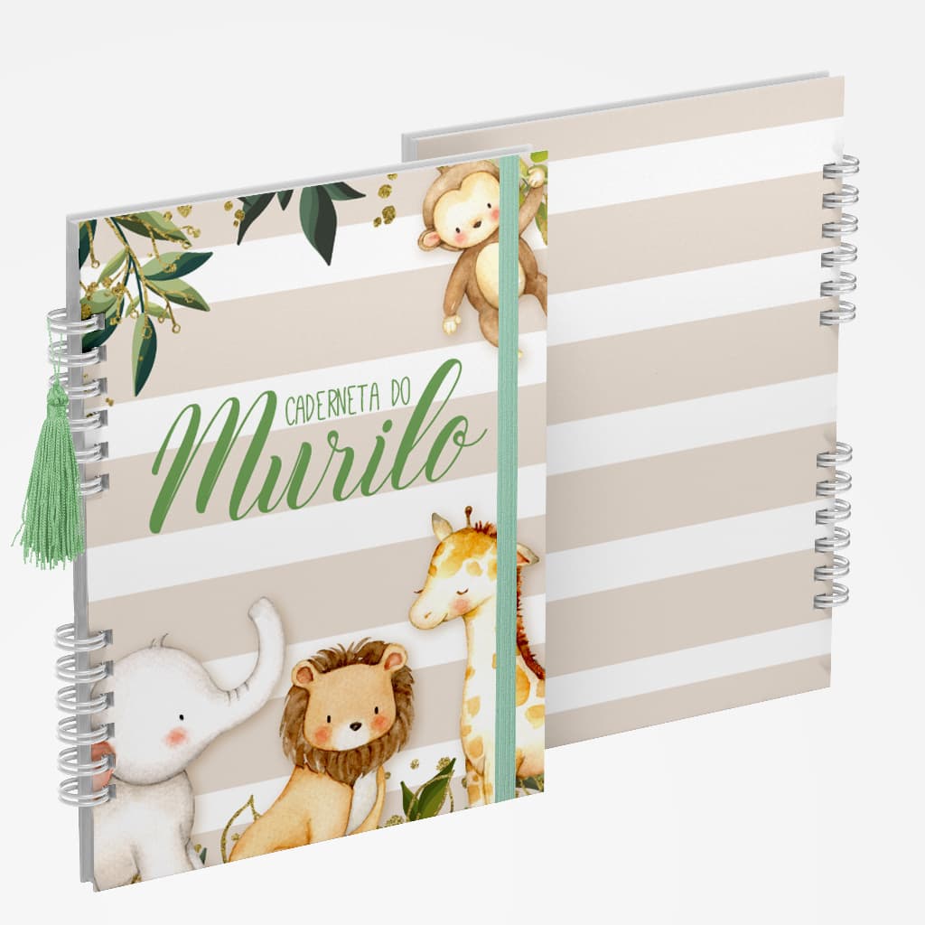 Caderneta de Vacina Vários Modelos Masculina Safari 7