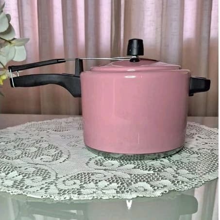 Panela de Pressão 4,5L Rosa Bebê tradicional