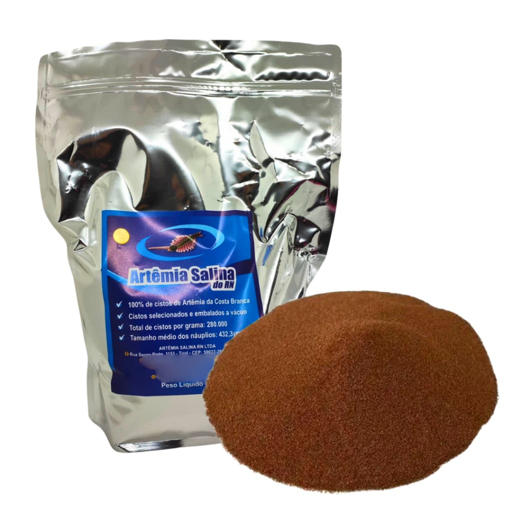 Cistos De Artemia Salina Do Rn Costa Branca - 10g / 20g / 50g (Granel)