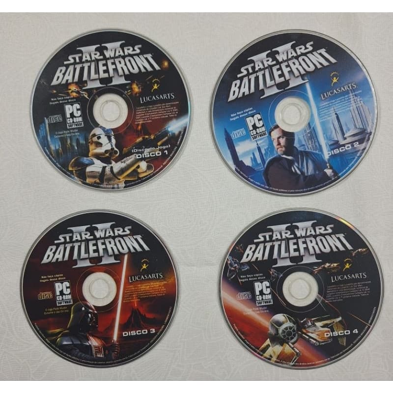 Jogo PC CD ROM Filme Personagem Star Wars Battlefront