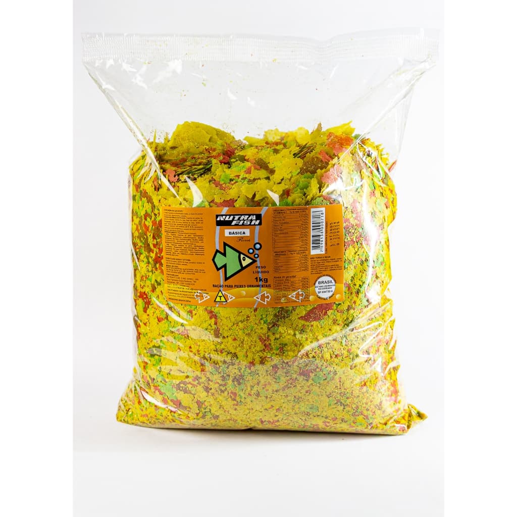 Ração Flocos Peixe Ornamentais Nutrafish 1 Kg Basica