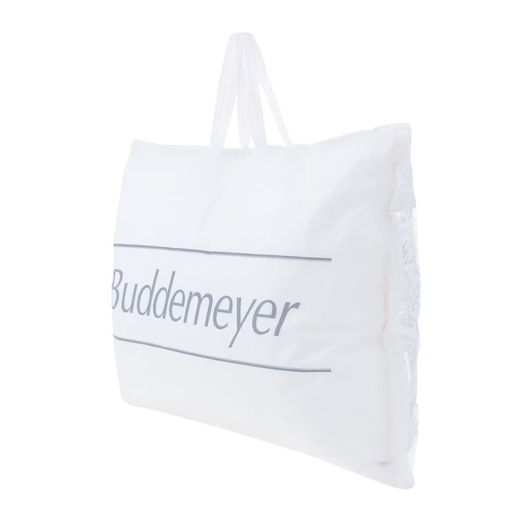 Travesseiro Buddemeyer Toque De Pluma 100% Algodão 233 Fios Antialérgico Extra Macio 50x70cm Branco