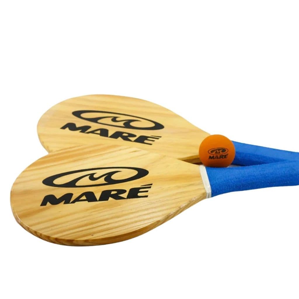 Jogo Raquetes Frescobol Madeira Maré