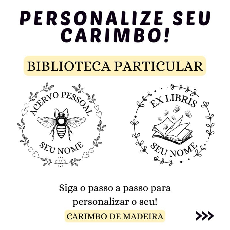 CARIMBO BIBLIOTECA PARTICULAR / EX LIBRIS / ACERVO PESSOAL