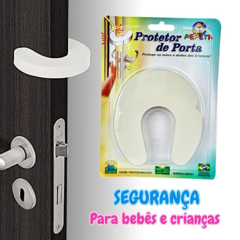 Protetor De Porta Em EVA Segurança para Bebê e Criança Protege Mãos e Dedos PEPETA