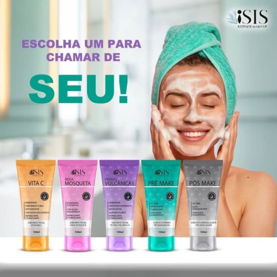 Sabonete Facial Tratamento Isis Makeup - 1 Unidade