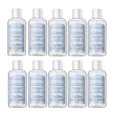 Álcool gel 70% higienizante para as mãos 60ml azul Kit  - Giovanna Baby