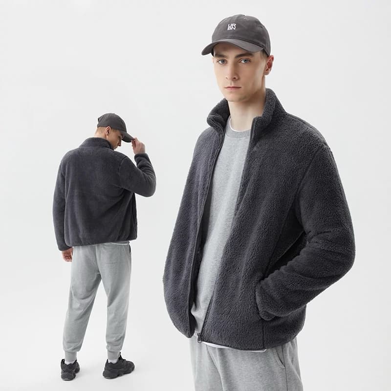 jaqueta casaco masculino sem capuz ,ziper pelinho sem forro no25891