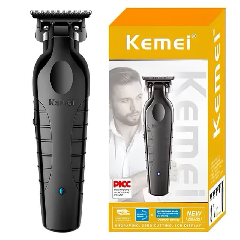 Kemei KM-2299 Professional Maquina Barbear Acabamento Hair Trimmer Detailer Barber Electric Clipper