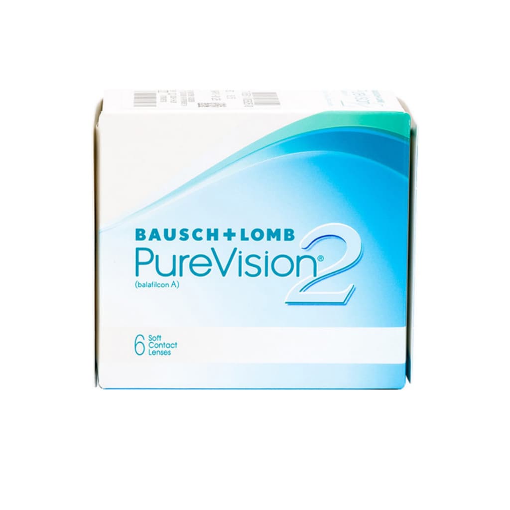 Lentes de Contato PureVision 2 Incolor Com Grau Mensal - Bausch + Lomb