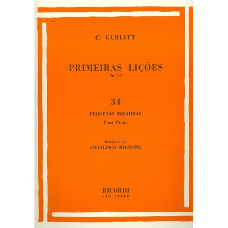 MÉTODO PARA PIANO 🎹 -34 PEQUENAS MELODIAS C. GURLITT