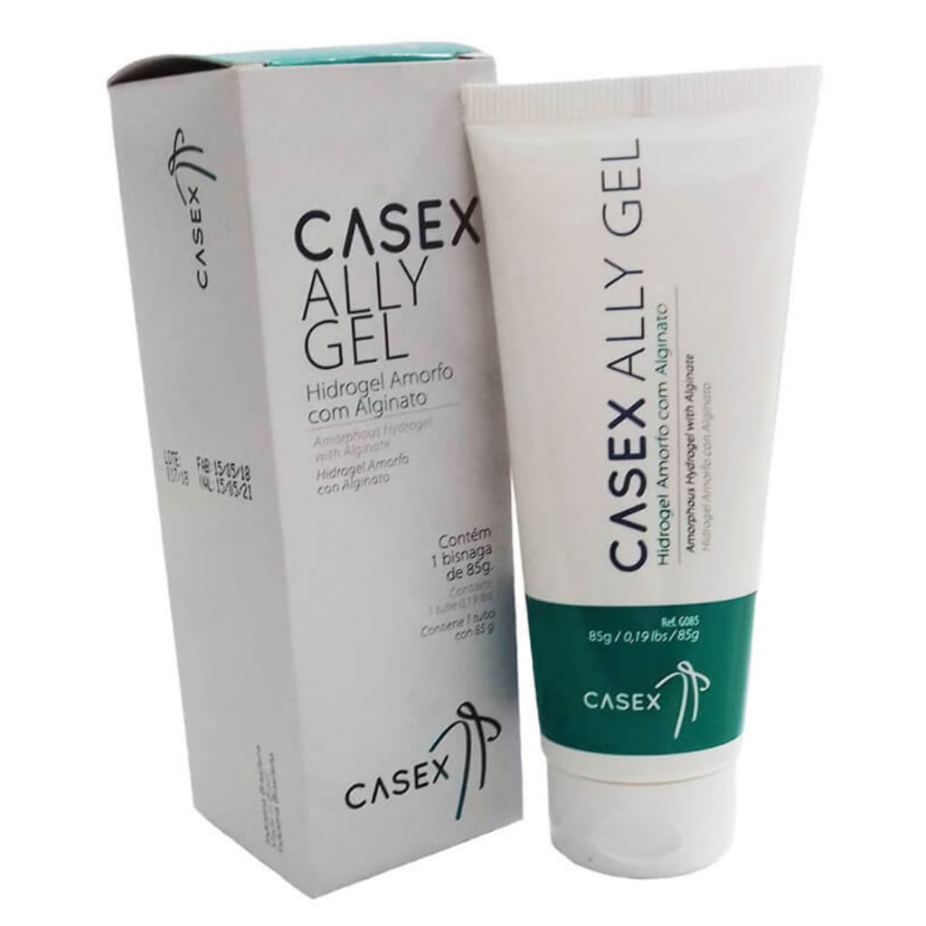 Hidrogel Casex 85G Ally Gel Para Queimaduras Amorfo Com Alginato