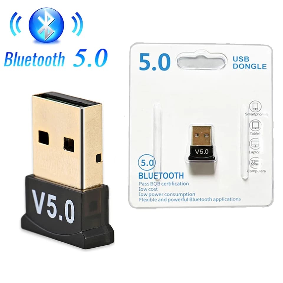 Adaptador E Receptor USB Bluetooth 5.0 Plug usb Transmissor de audio para Pc/Notebook