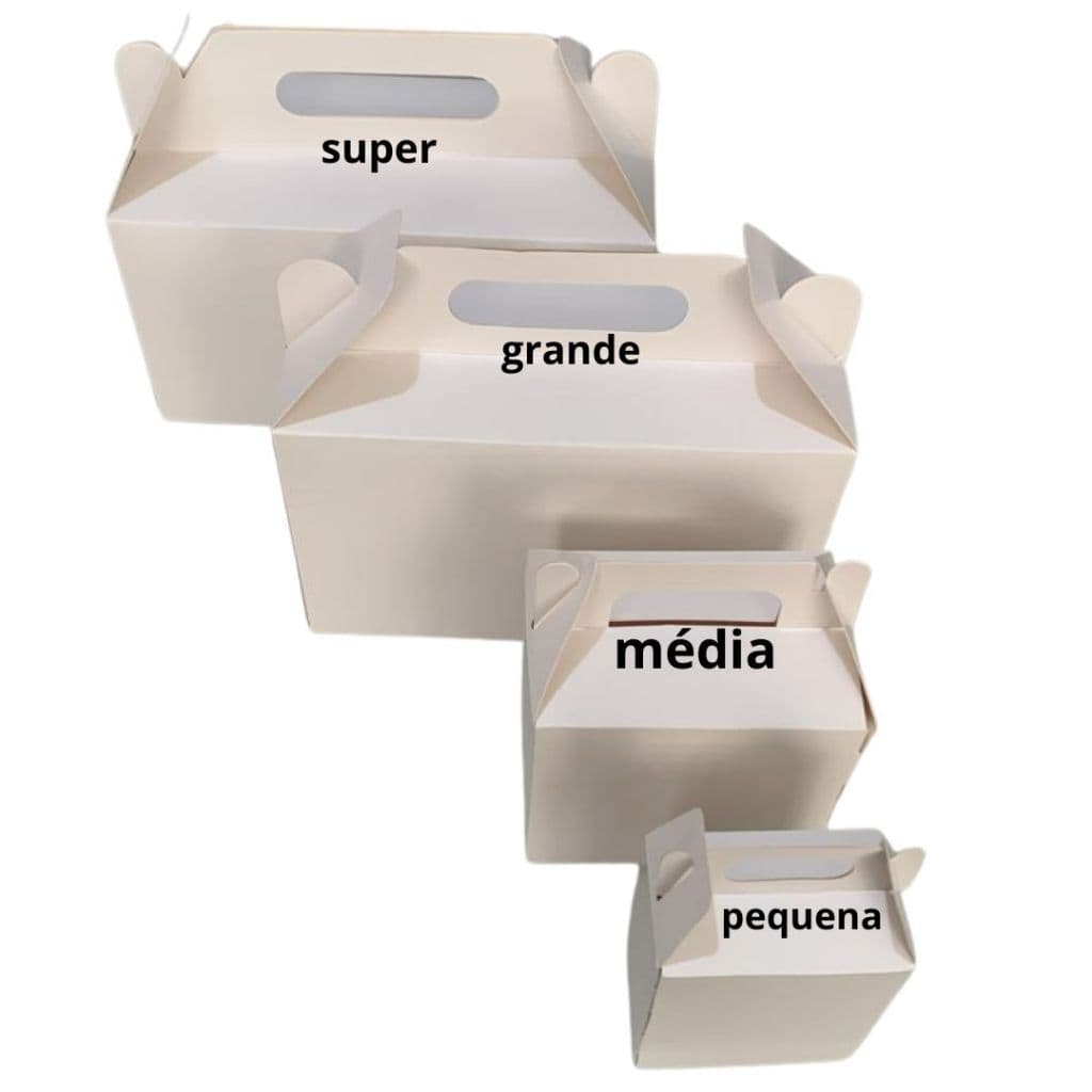 Caixa Embalagem, Maleta Pequena,Média,Grande e Super Grande,Lanches, Delivery, Food Truck, Festas, Roupas, Aniverssário.