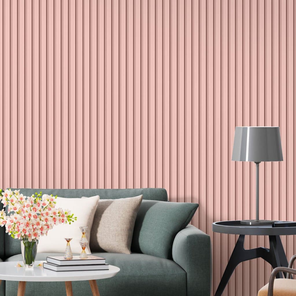 Papel De Parede Adesivo Ripado Ripas de Madeira Rosa Verde Azul Várias Cores Prova Dagua