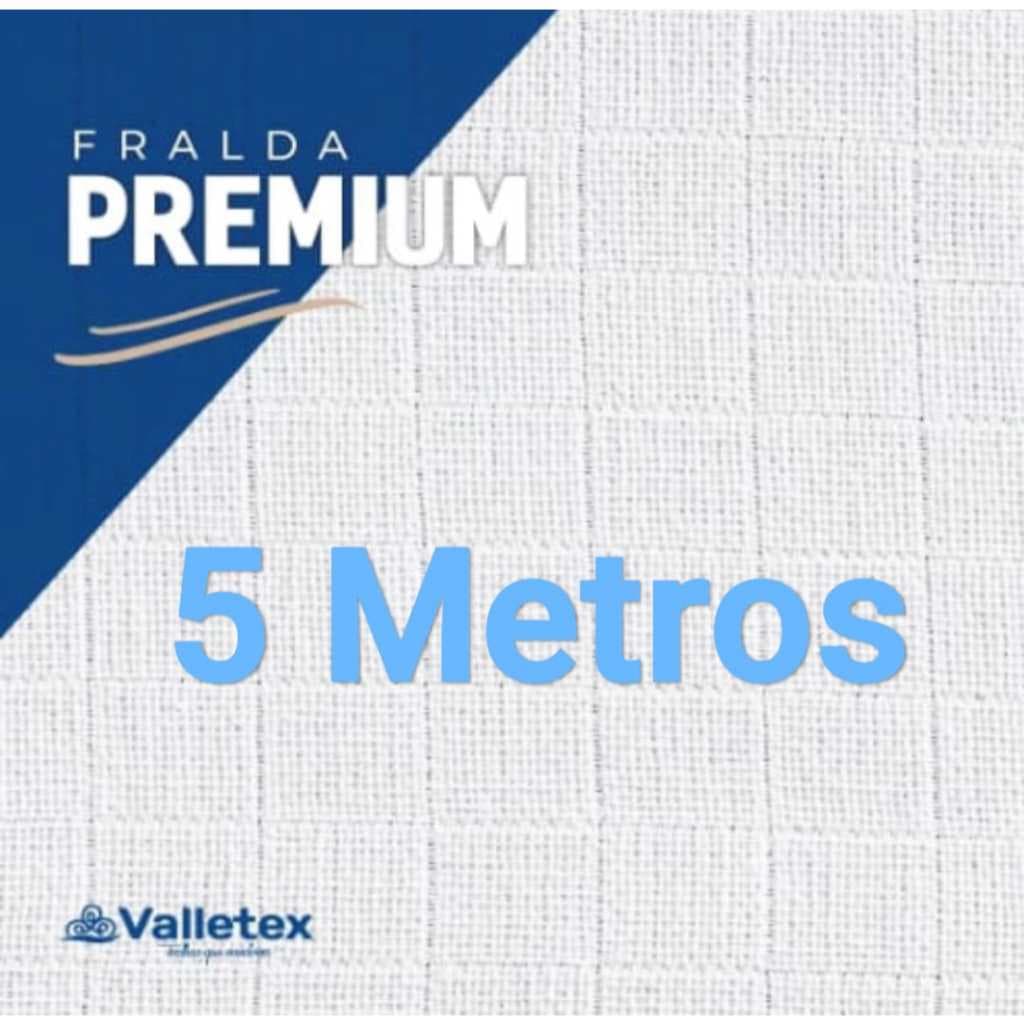 **Fralda Premium Valletex 5m x 80cm largura PERFUMADA 200 g/m²**