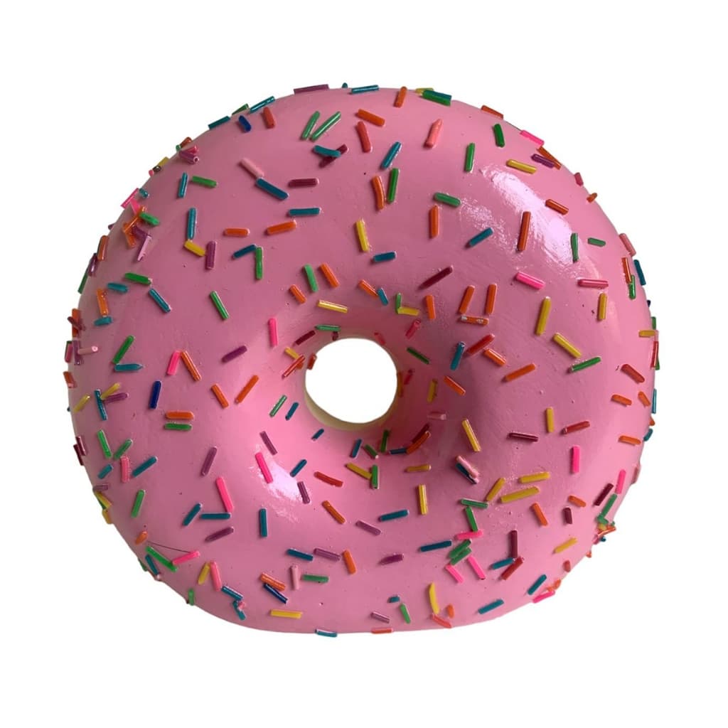 Cofre Donuts  em Cerâmica Decoração Festas Cores Diversas Decorado à Mão Artesanal Artesanato
