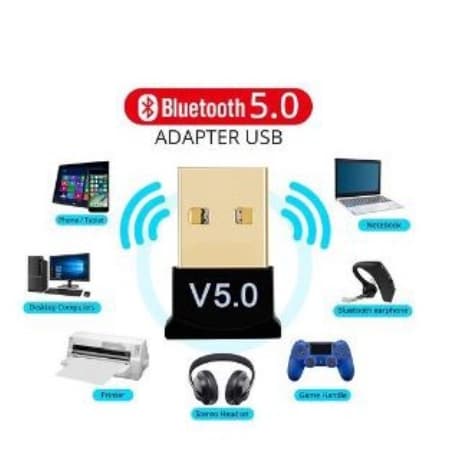 Adaptador E Receptor USB Bluetooth 5.0 Plug usb Transmissor de audio para Notebook
