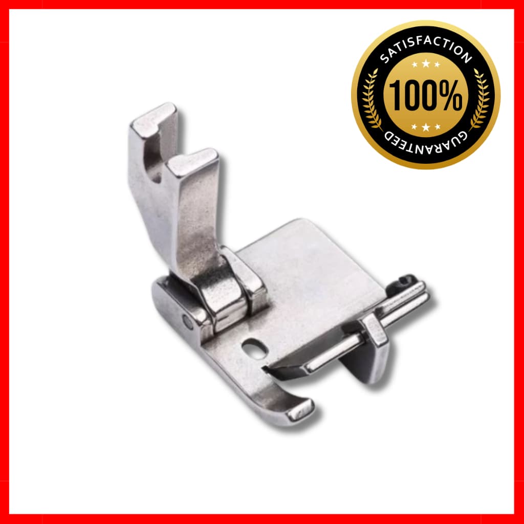 Calcador T9 Com Guia Ajustável para Bainha Máquina De Costura Industrial Reta - Super Star