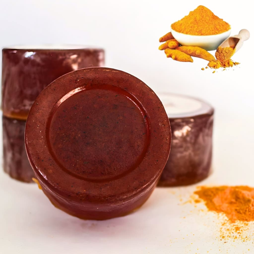 Sabonete depilatorio de açafrão - Depilatorio, trata folículite, redutor de pelos e clareador. - 85g