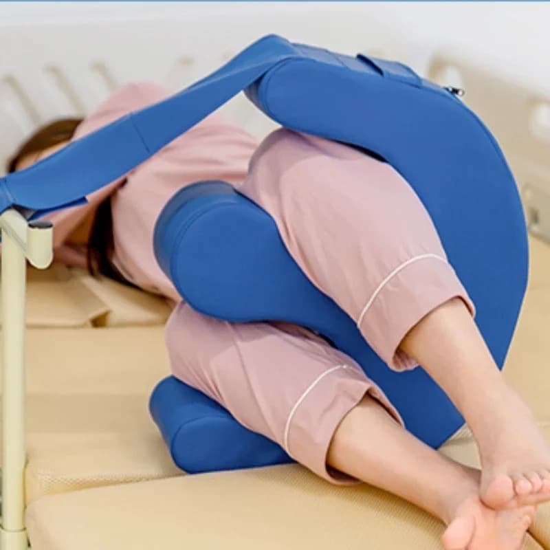 Almofada Giratória Para Mover Idosos e Acamados Com Tira de Prender na Cama Almofada Giro Facil Movimentação Paciente