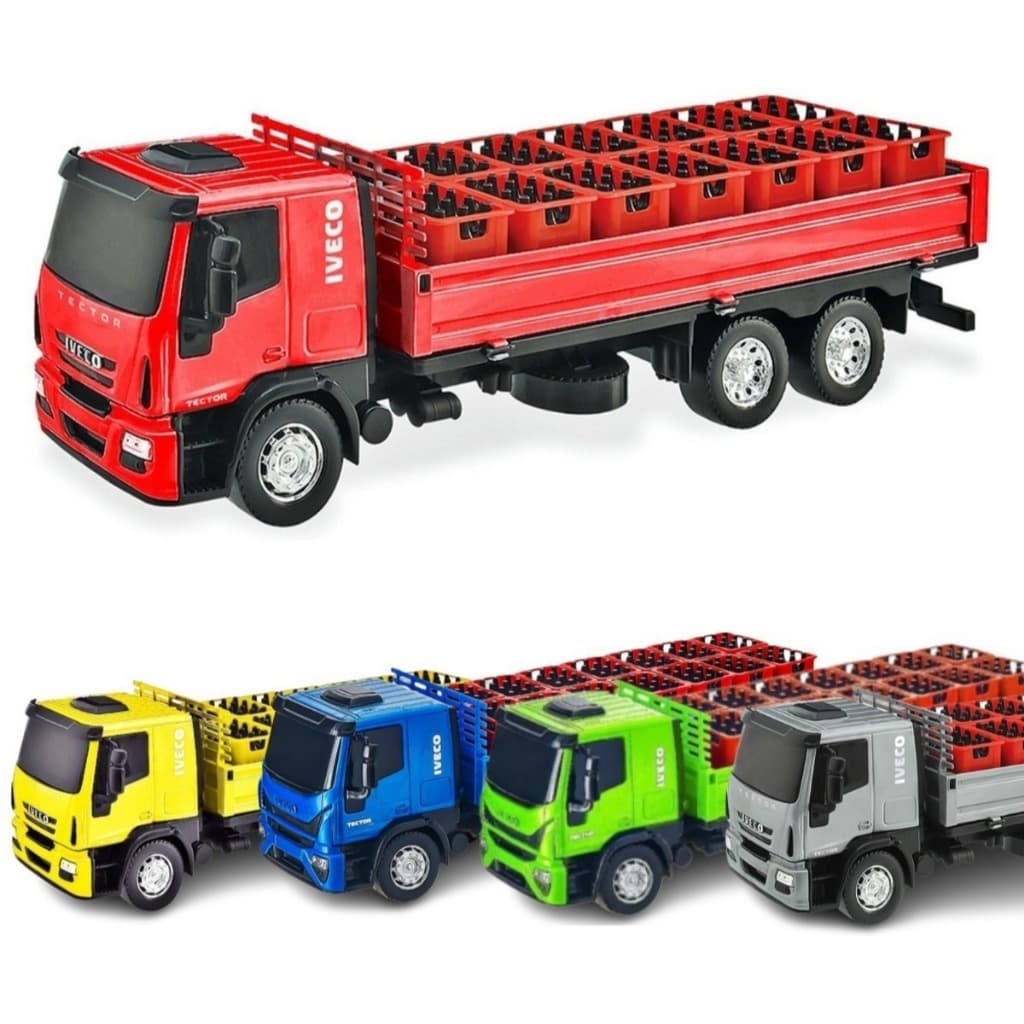 Caminhão Iveco Hi Way Bebidas Carroceria Delivery Usual Brinquedos Cores Sortidas