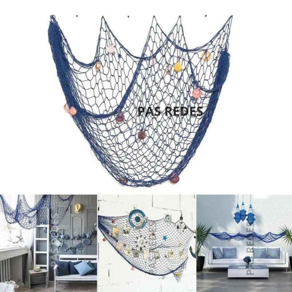Rede De Pesca Para Decoração Festa Sereia Samburá Passaguá
