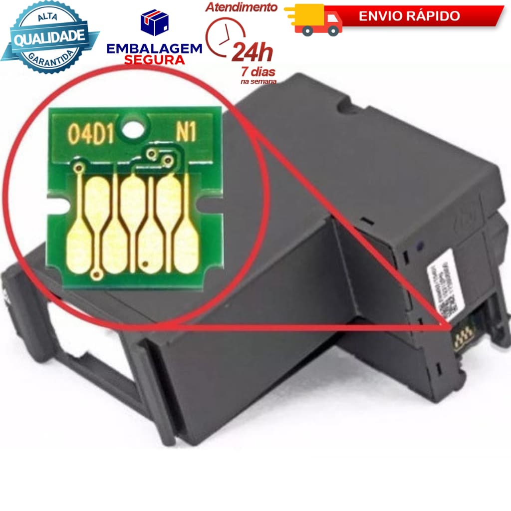 Chip Caixa De Manutenção Compatível Epson L6270 L6290 L6490