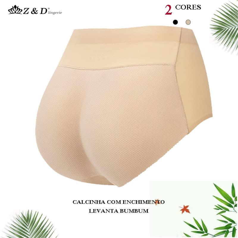 Z&D Lingerie Calcinha com Enchimento Aumenta O Bumbum Maxi Up 2845