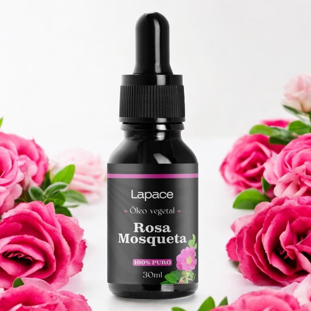 Óleo Vegetal Rosa Mosqueta 100% Puro 30ml Lapace Anti Rugas Estrias Celulites Clareador Manchas Pele