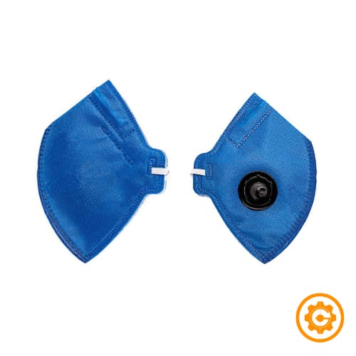 Máscara PFF2 Valvulada de Proteção Respiratória – Descartável com Filtro