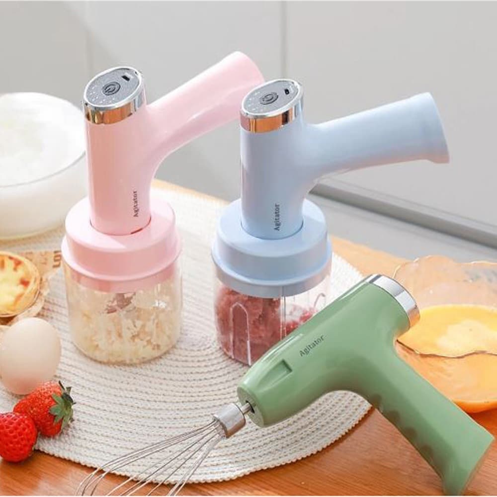 Batedor Elétrico De Ovo Com Mixer/Ferramenta De Cozinha De Aço Inoxidável Batedeira Elétrica