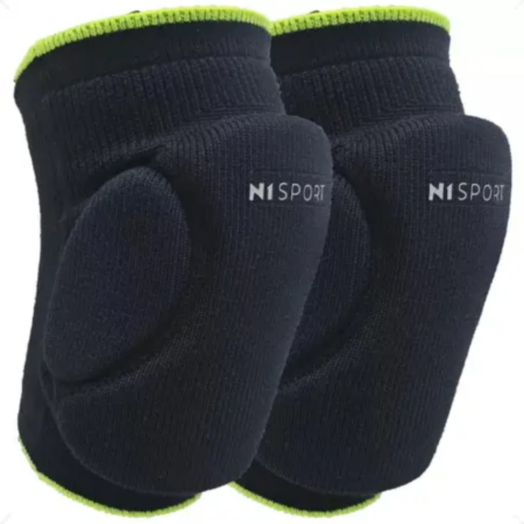 Joelheira Vôlei Flyer N1 Sport Cor Preto Knit 3d - PRETO