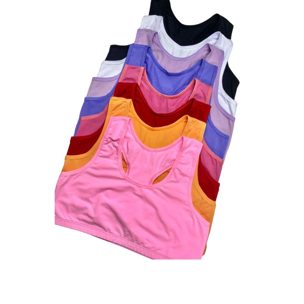 Kit Top Fitness Nadador Academia Alta Sustentação Musculação Regata Casual Praia Treino