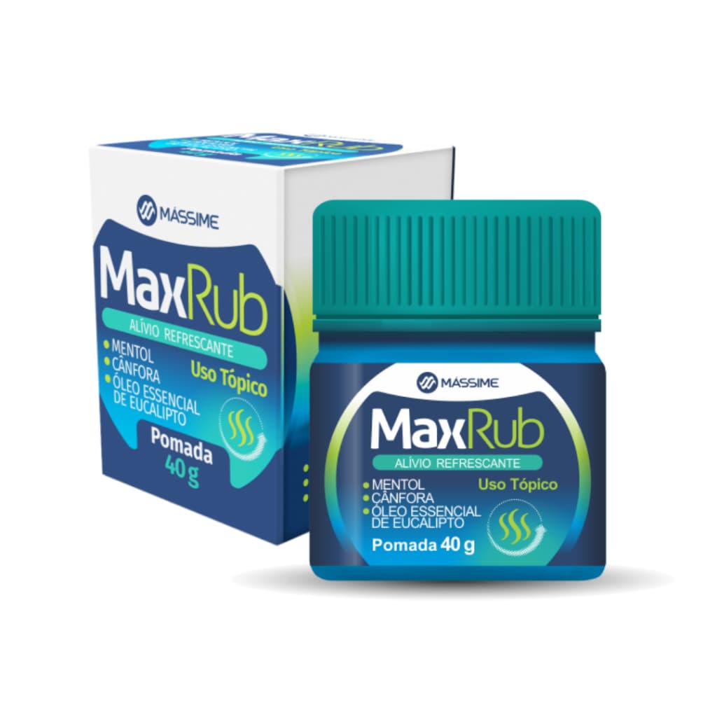 Pomada MaxRub -  40g - Descongestionante Vaporizante