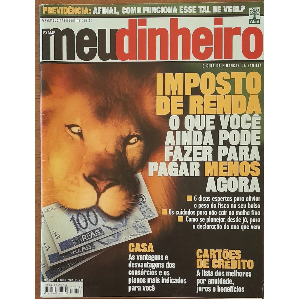 Revista Meu Dinheiro Nº 12 Abril/2002