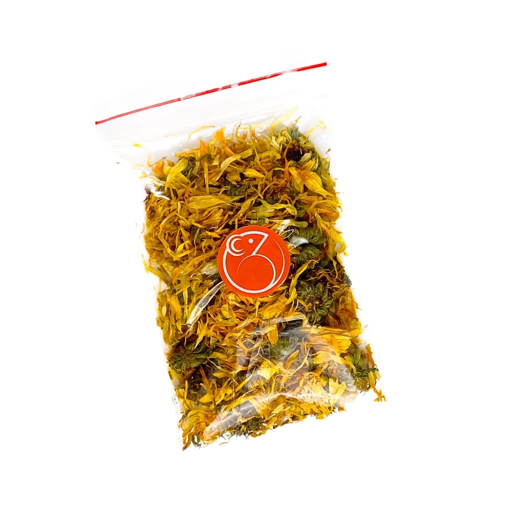 Flor de Calêndula para Hamster Gerbil Twister Roedores Pássaros
