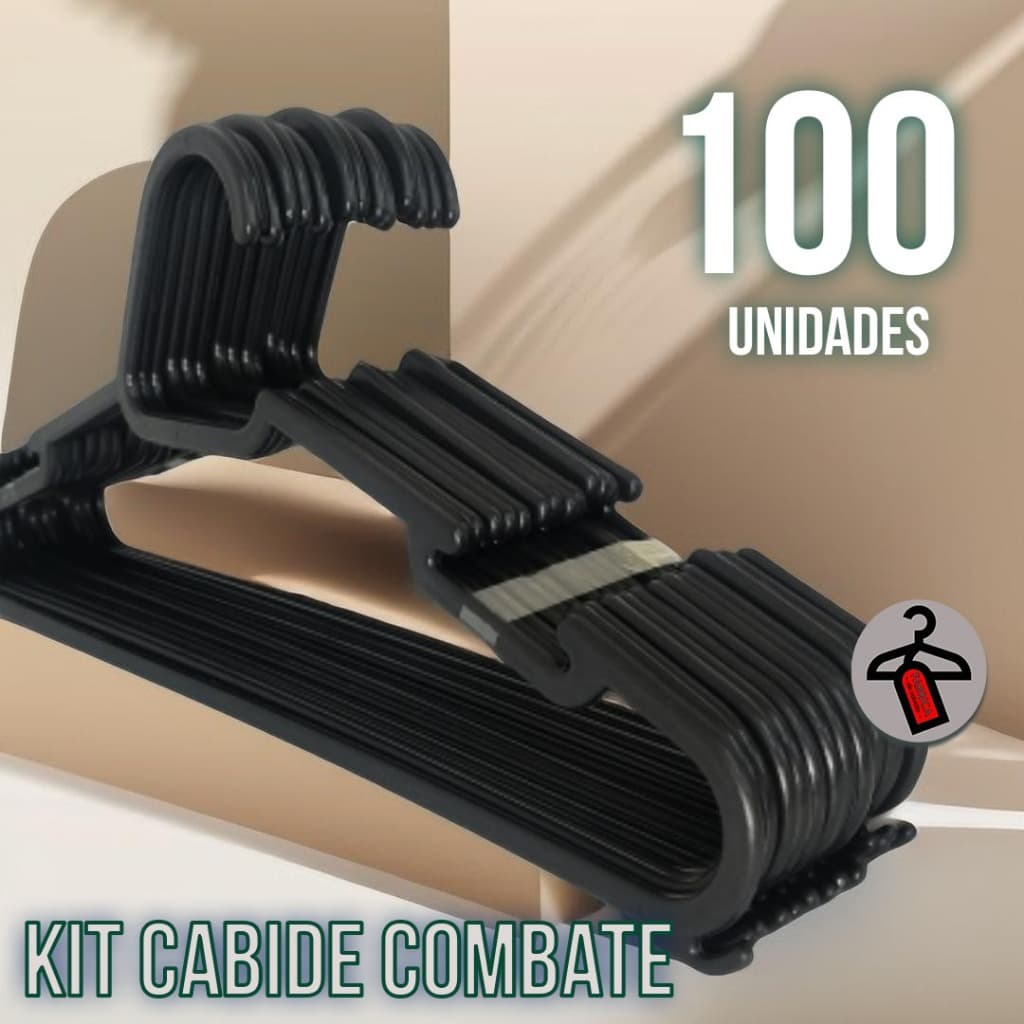 Kit Cabides Preto  gold adulto Elegância Total Combate