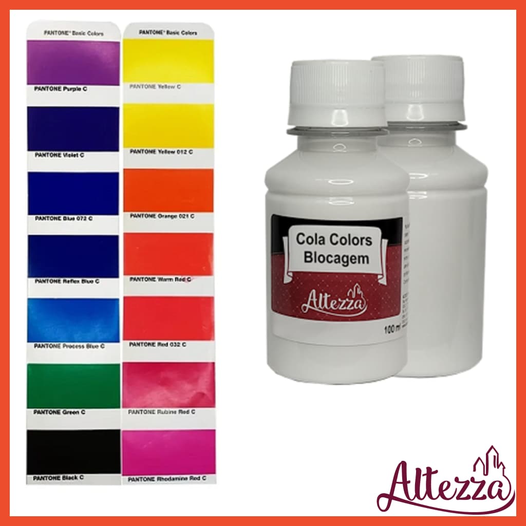 Cola Para Blocos De Papel Ou Cola Para Blocagem Colors 100g