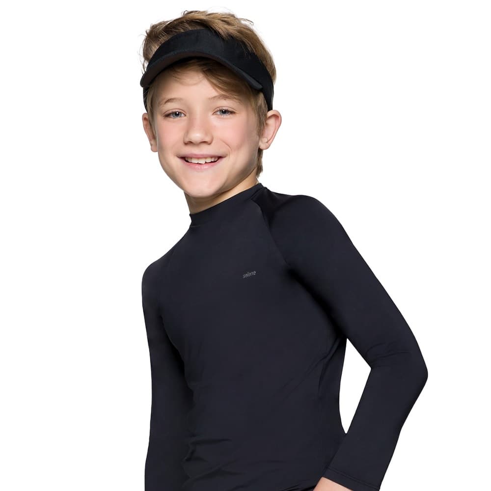 Camiseta Selene Blusa Em Manga Longa Infanto Juvenil Unissex Praia Piscina Proteção Solar UV50+