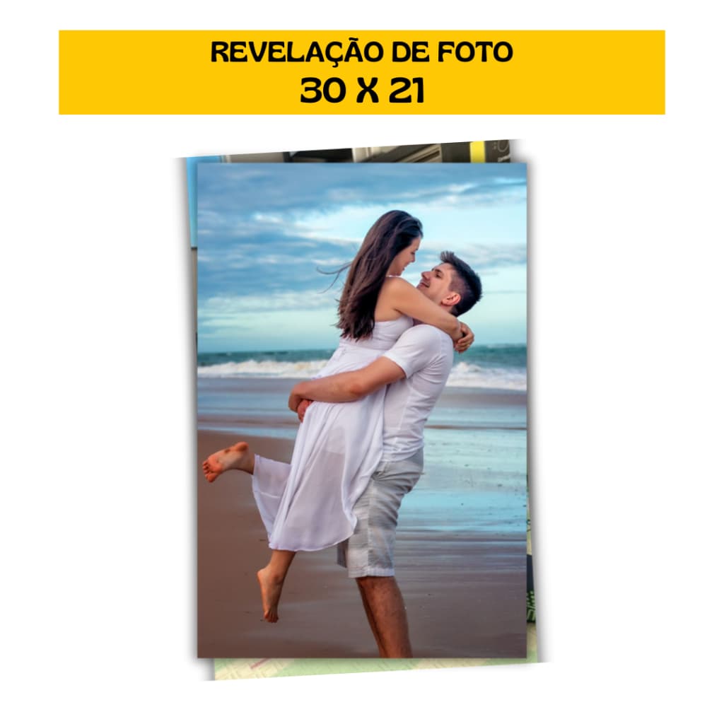 REVELAÇÃO DE FOTO 30 X 21 (KIT COM 3 FOTOS) - IMPRESSÃO FULL HD