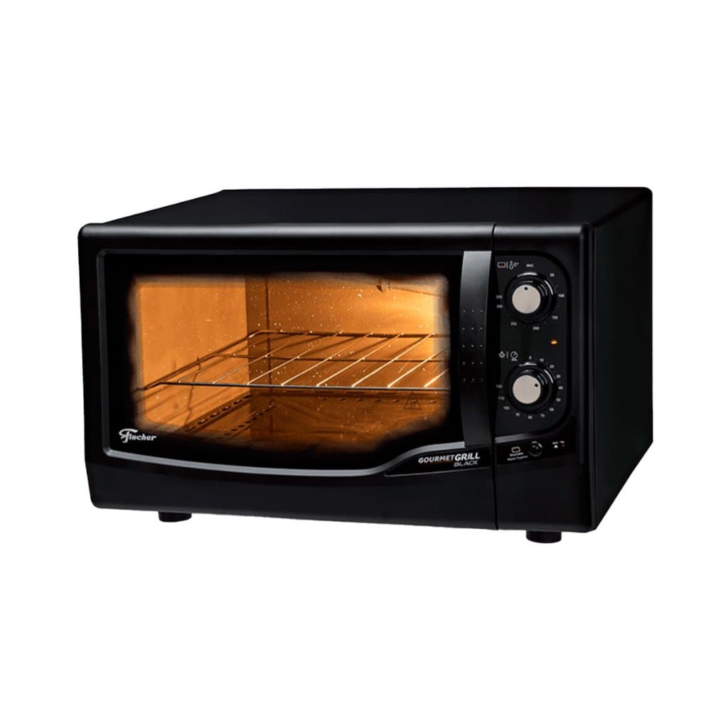 Forno Elétrico Fischer Gourmet Grill de Bancada 44L Black