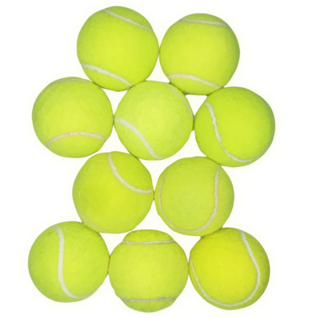 10 Bolas de Tênis Reciclada para Brincadeiras, Treino de Paredão, Brincadeiras de Taco, Massagens