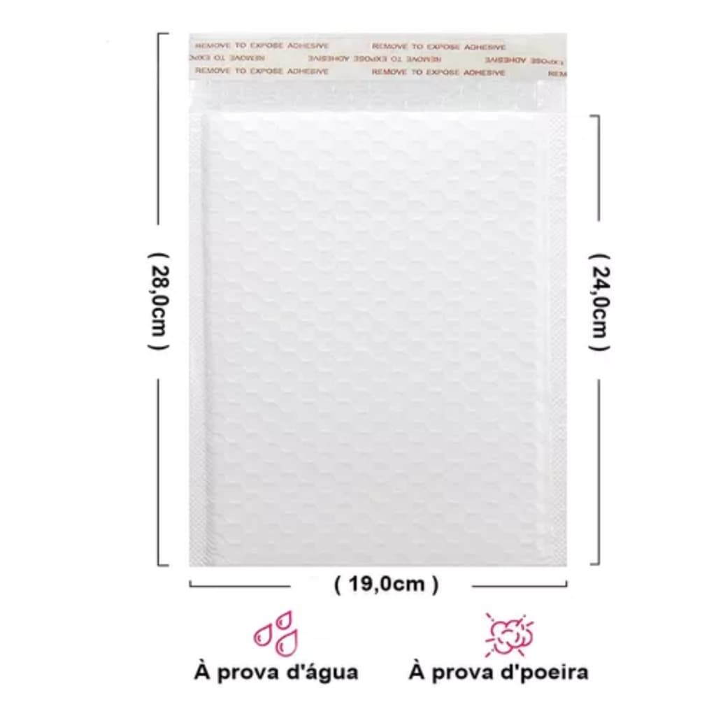 Envelope  Plástico de Segurança com Bolha 19x25 - 100 unidades