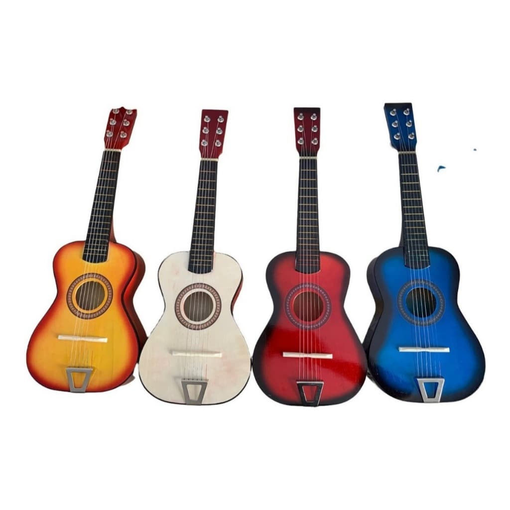 Mini Violão Infantil Acústico C/ Cordas De Aço Iniciantes