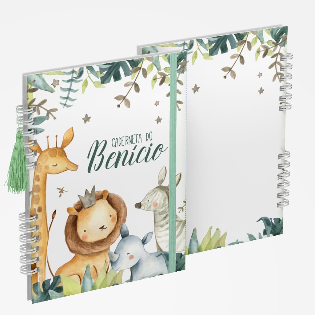 Caderneta de Vacina Vários Modelos Masculina Safari 8